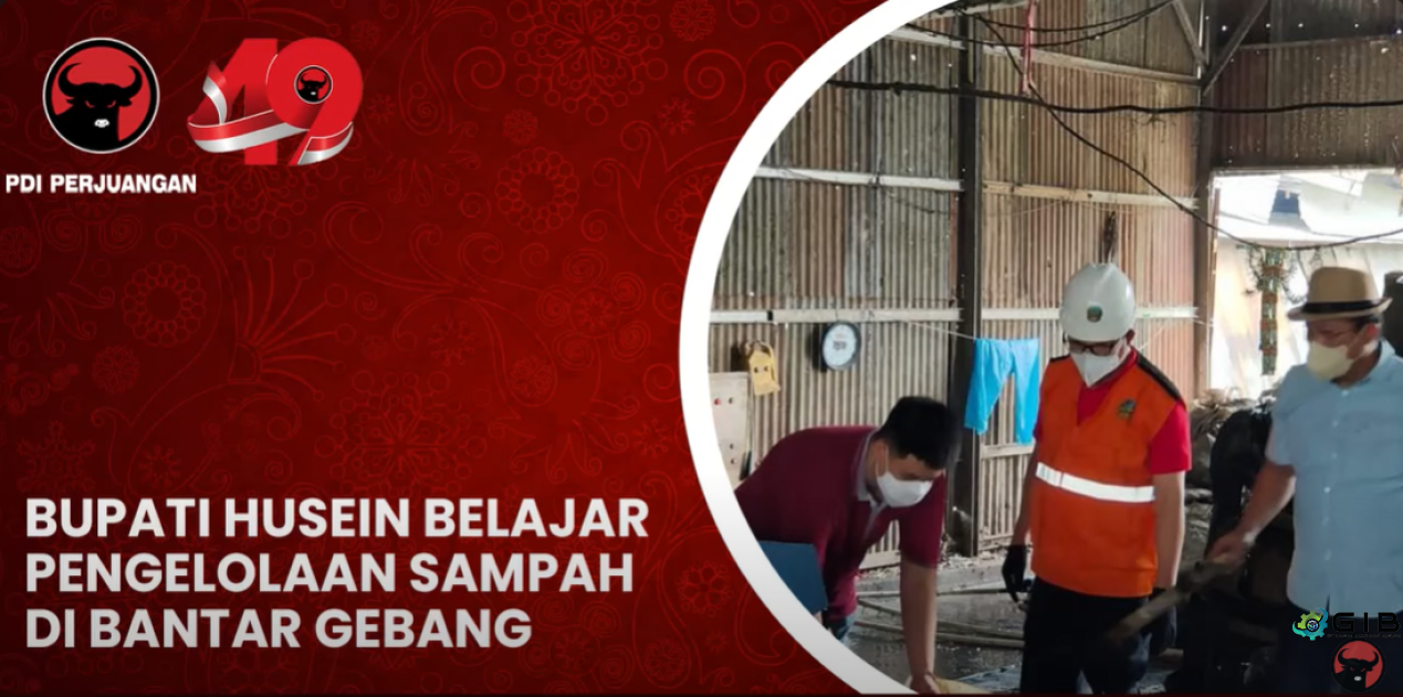 Bupati Husein Belajar Pengelolaan Sampah Di Bantar Gebang